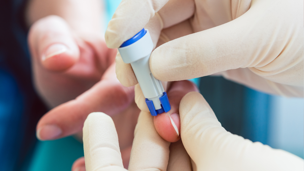 Proses pengambilan sampel darah pasien