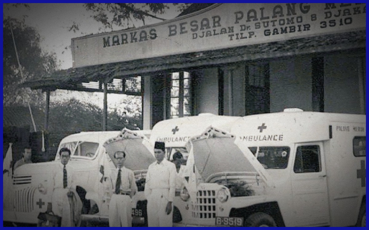 Markas Besar Palang Merah Indonesia Jalan Dokter Sutomo Jakarta Masa Silam